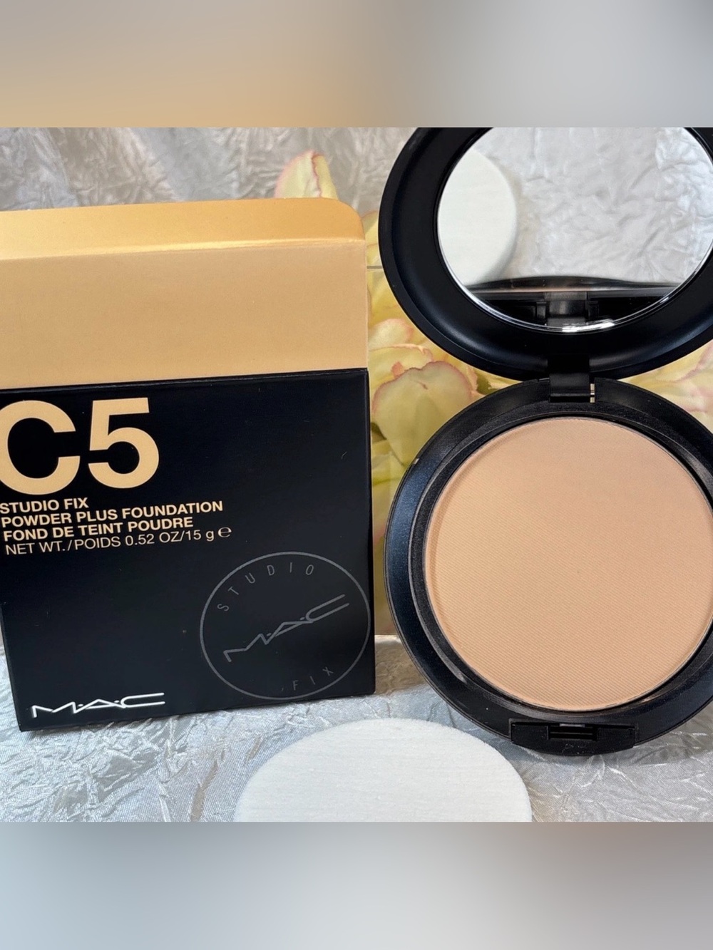 MAC Studio Fix Powder Plus Foundation - C5 - w/puff FS ORIGINAL NIB
